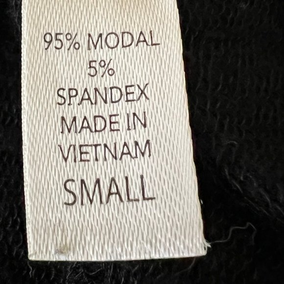 Super soft! SOMA Black Loungewear One-Piece Long-Sleeve Mini Skirt Hoodi… - Picture 7 of 8